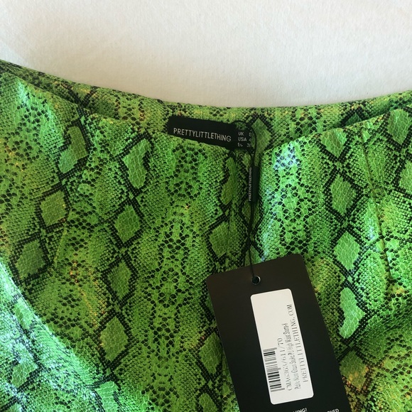 Pretty Little Thing snake skin shorts - Picture 2 of 3
